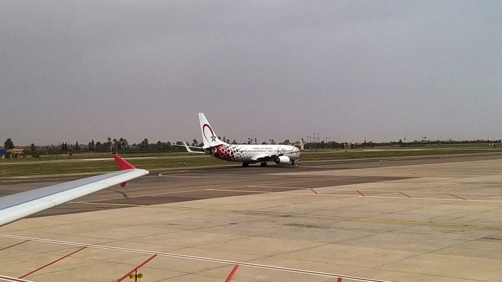 Boeing 737 de Royal Air Maroc arborant la livrée des 60 ans