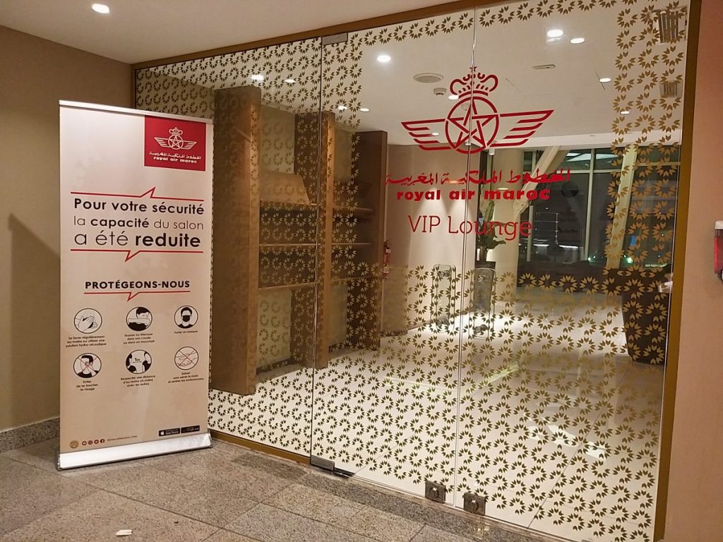 Salon Royal Air Maroc encore fermé