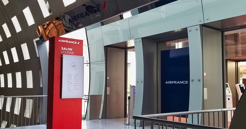 Salon d'Air France au terminal 2F