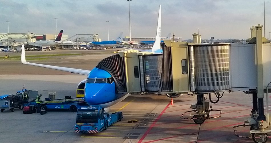 Boeing 737-800 de KLM à Amsterdam