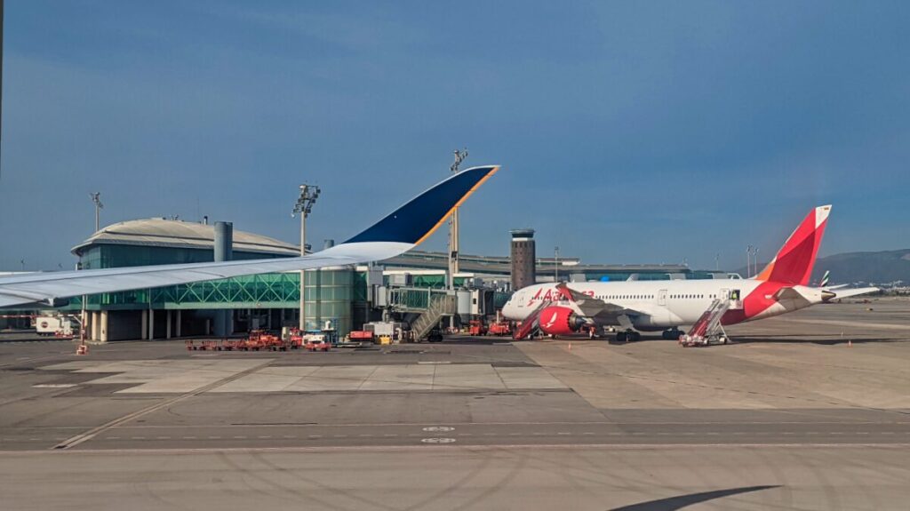 Boeing 787 d'Avianca à l'aéroport de Barcelone