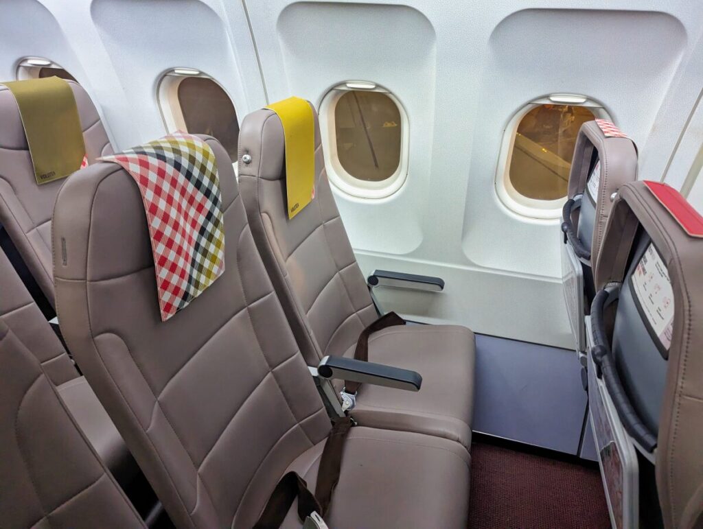 Cabine de l'A319 de Volotea