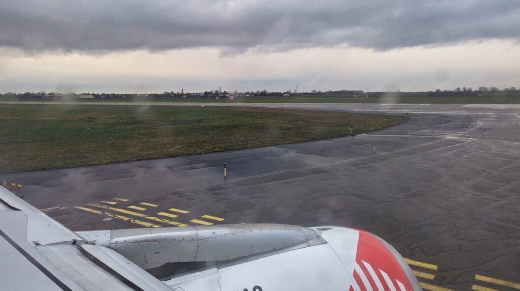 Roulage à l'aéroport de Strasbourg