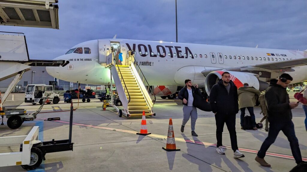 Débarquement à l'aéroport de Toulouse-Blagnac