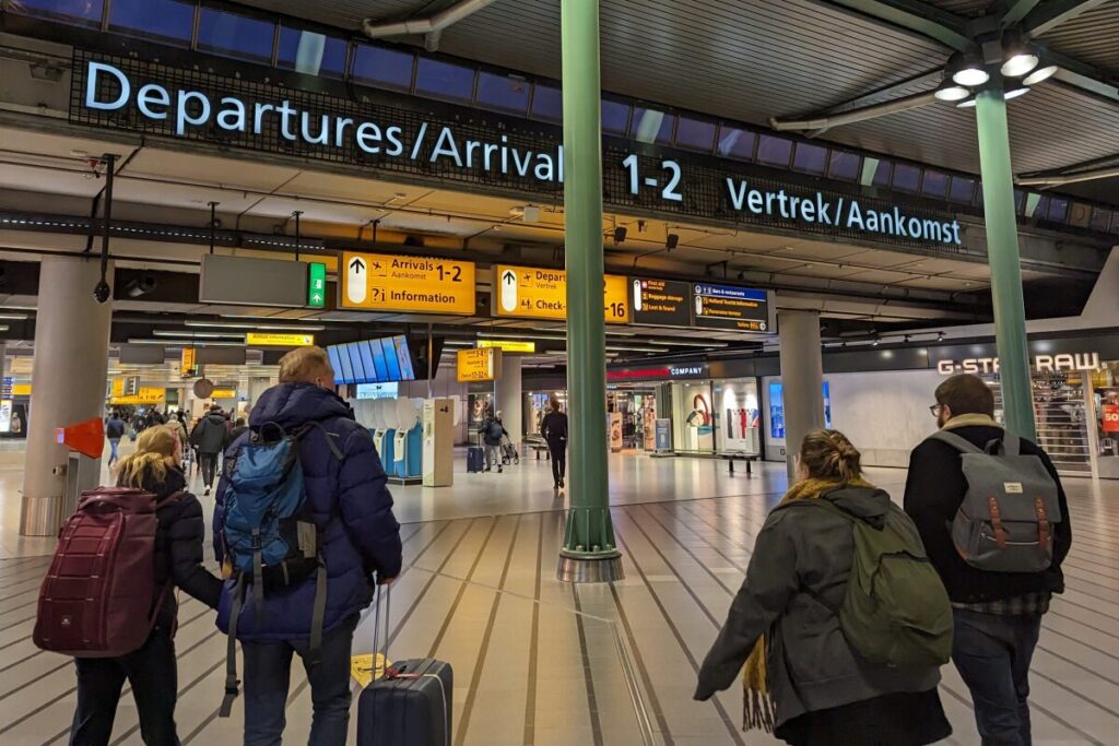 Aérogare de l'aéroport d'Amsterdam